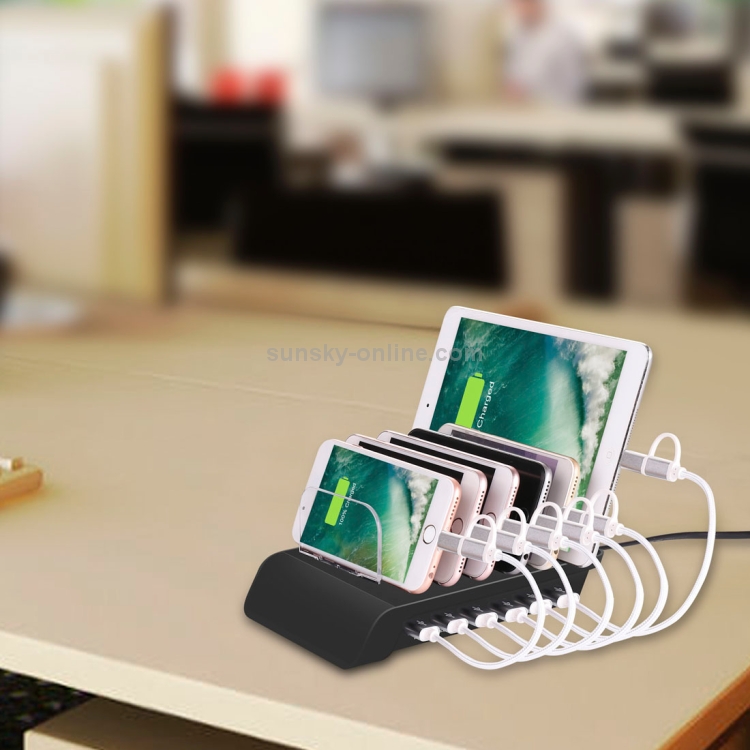 YM-UD06 5V 10.2A Output Universal Desktop Detachable 6 Ports USB Charging Station Multi-Device Hub Charging Dock YM-UD06 5V 10.2A Output Universal Desktop Detachable 6 Ports USB Charging Station Multi-Device Hub Charging Dock