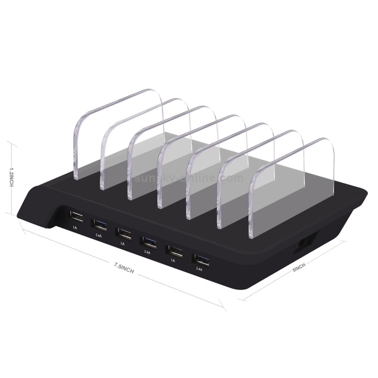 YM-UD06 5V 10.2A Output Universal Desktop Detachable 6 Ports USB Charging Station Multi-Device Hub Charging Dock YM-UD06 5V 10.2A Output Universal Desktop Detachable 6 Ports USB Charging Station Multi-Device Hub Charging Dock