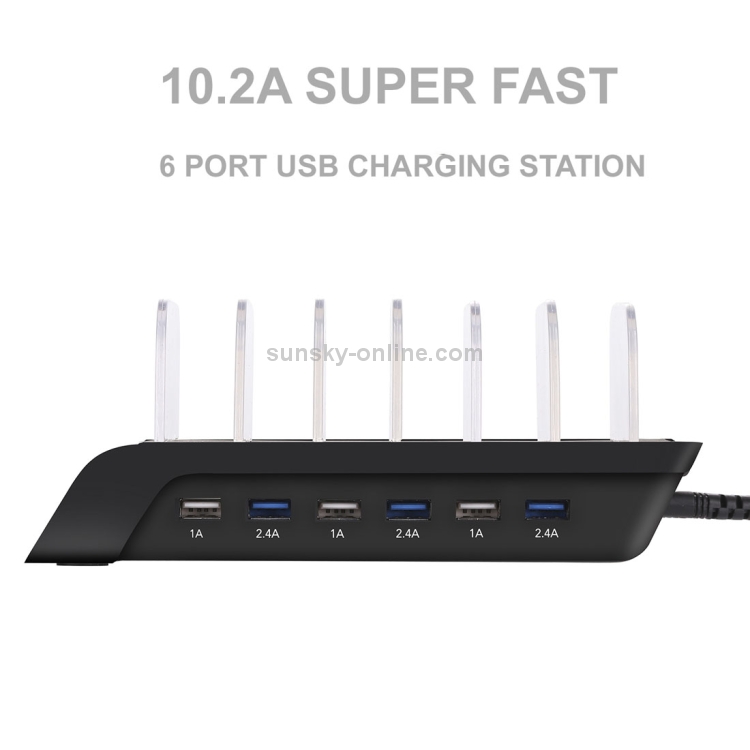 YM-UD06 5V 10.2A Output Universal Desktop Detachable 6 Ports USB Charging Station Multi-Device Hub Charging Dock YM-UD06 5V 10.2A Output Universal Desktop Detachable 6 Ports USB Charging Station Multi-Device Hub Charging Dock