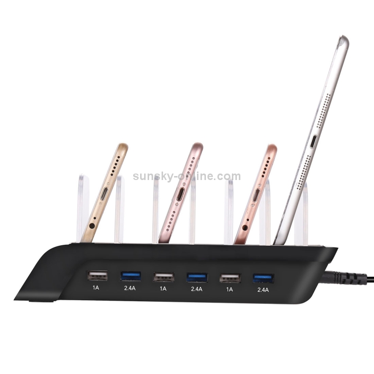 YM-UD06 5V 10.2A Output Universal Desktop Detachable 6 Ports USB Charging Station Multi-Device Hub Charging Dock YM-UD06 5V 10.2A Output Universal Desktop Detachable 6 Ports USB Charging Station Multi-Device Hub Charging Dock