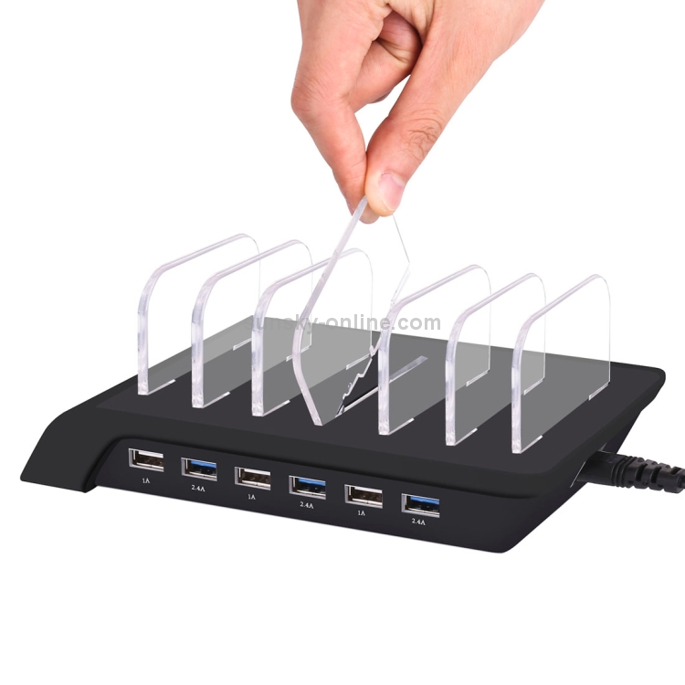 YM-UD06 5V 10.2A Output Universal Desktop Detachable 6 Ports USB Charging Station Multi-Device Hub Charging Dock YM-UD06 5V 10.2A Output Universal Desktop Detachable 6 Ports USB Charging Station Multi-Device Hub Charging Dock