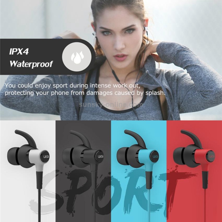 UiiSii HI-710 Universal HIFI IPX4 Waterproof Hanging Ear Sports In-Ear Earphone (Blue) UiiSii HI-710 Universal HIFI IPX4 Waterproof Hanging Ear Sports In-Ear Earphone (Blue)