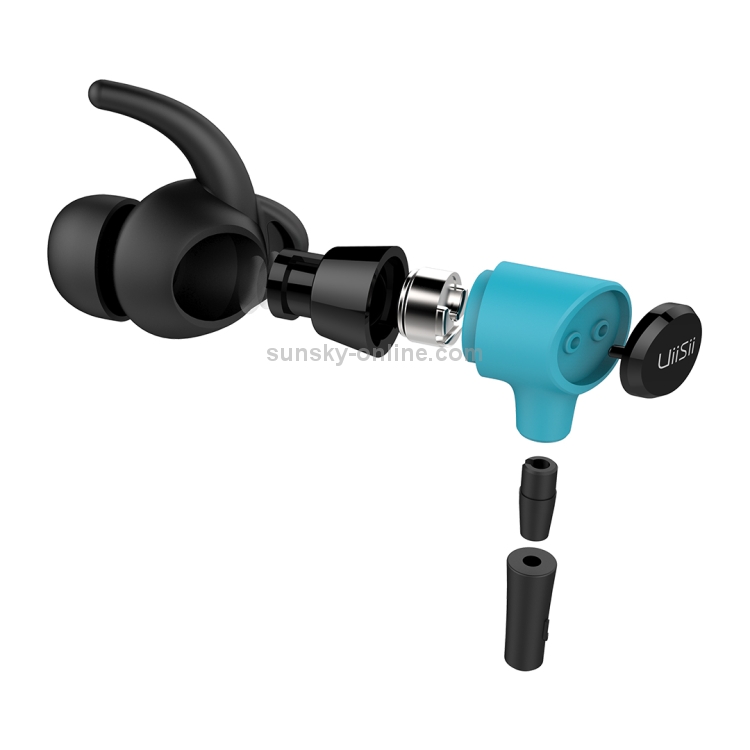 UiiSii HI-710 Universal HIFI IPX4 Waterproof Hanging Ear Sports In-Ear Earphone (Blue) UiiSii HI-710 Universal HIFI IPX4 Waterproof Hanging Ear Sports In-Ear Earphone (Blue)