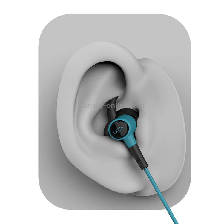 UiiSii HI-710 Universal HIFI IPX4 Waterproof Hanging Ear Sports In-Ear Earphone (Blue) UiiSii HI-710 Universal HIFI IPX4 Waterproof Hanging Ear Sports In-Ear Earphone (Blue)