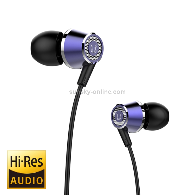 UiiSii HI-820 Universal HIFI Graphene Moving Coil In-Ear Earphone (Blue)