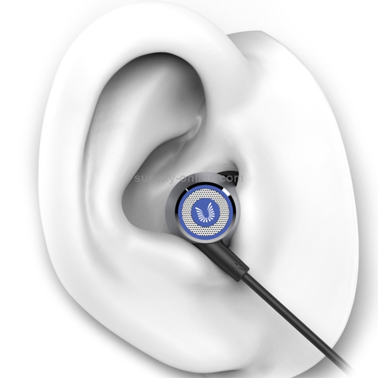 UiiSii HI-820 Universal HIFI Graphene Moving Coil In-Ear Earphone (Blue)