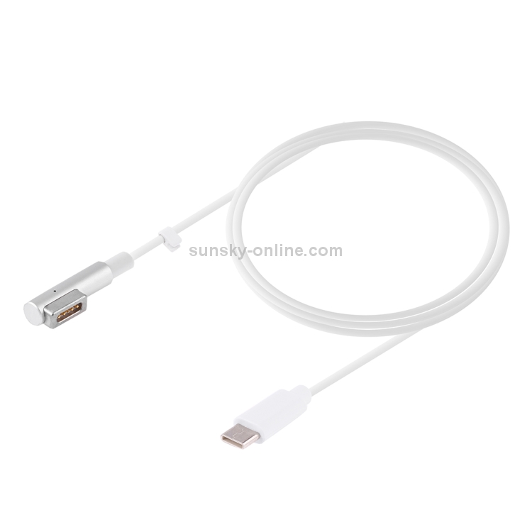 USB-C / Type-C Male to 5 Pin MagSafe 1 (L-Lip) Male Charging Data Cable for MacBook USB-C / Type-C Male to 5 Pin MagSafe 1 (L-Lip) Male Charging Data Cable for MacBook