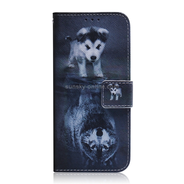Wolf and Dog Pattern Coloured Drawing Horizontal Flip Leather Case for Galaxy S10, with Holder & Card Slots & Wallet Wolf and Dog Pattern Coloured Drawing Horizontal Flip Leather Case for Galaxy S10, with Holder & Card Slots & Wallet