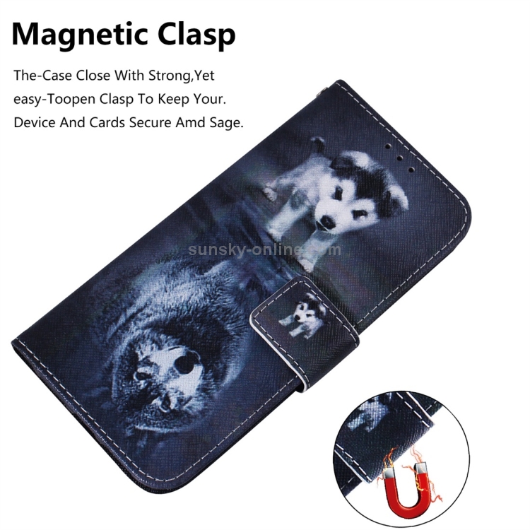 Wolf and Dog Pattern Coloured Drawing Horizontal Flip Leather Case for Galaxy S10, with Holder & Card Slots & Wallet Wolf and Dog Pattern Coloured Drawing Horizontal Flip Leather Case for Galaxy S10, with Holder & Card Slots & Wallet