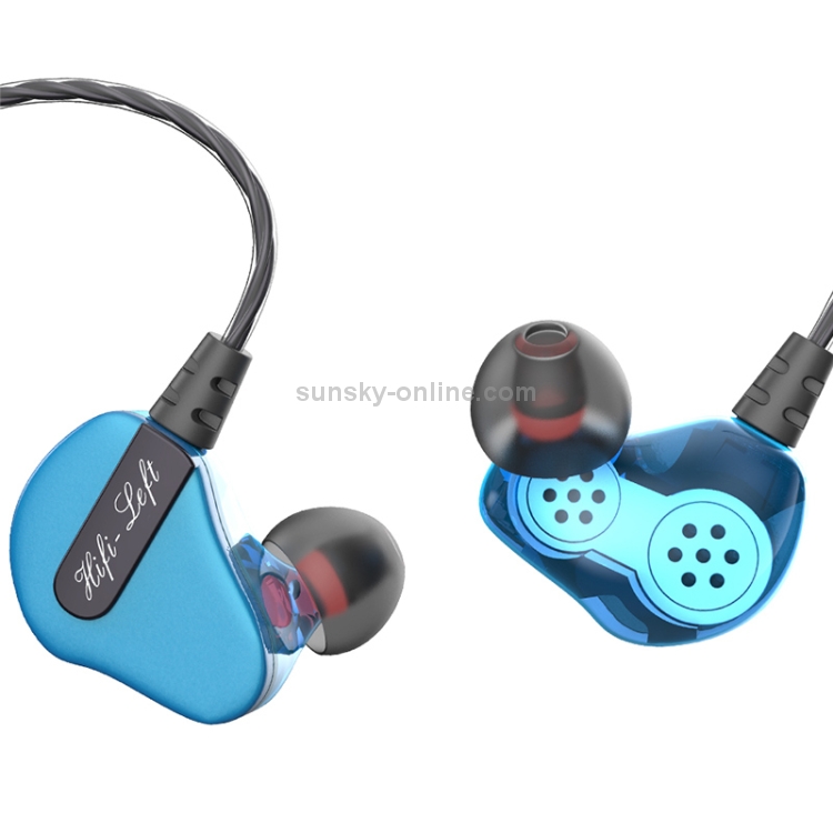 QKZ CK2 HIFI In-ear Four-unit Music Headphones (Blue) QKZ CK2 HIFI In-ear Four-unit Music Headphones (Blue)