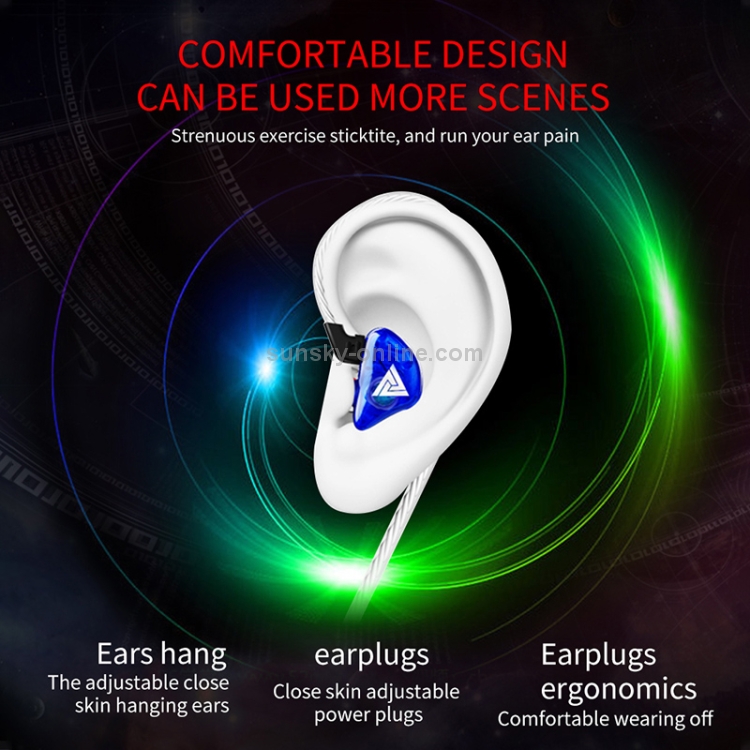QKZ CK5 HIFI In-ear Star with The Same Music Headphones (Blue) QKZ CK5 HIFI In-ear Star with The Same Music Headphones (Blue)