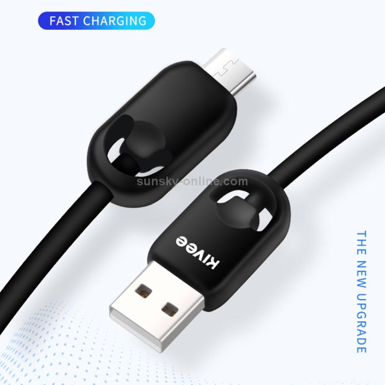 1m Color : Baby Blue KV-CH044 2.1A Type-C/USB-C to USB Silicone Charging Data Cable Length