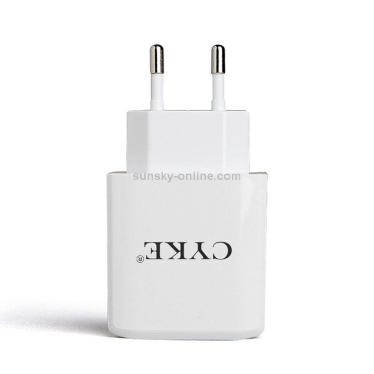 CYKE HKL-USB30 15W 5V 3A 3-Port USB Wall Charger Travel Charger, EU Plug CYKE HKL-USB30 15W 5V 3A 3-Port USB Wall Charger Travel Charger, EU Plug
