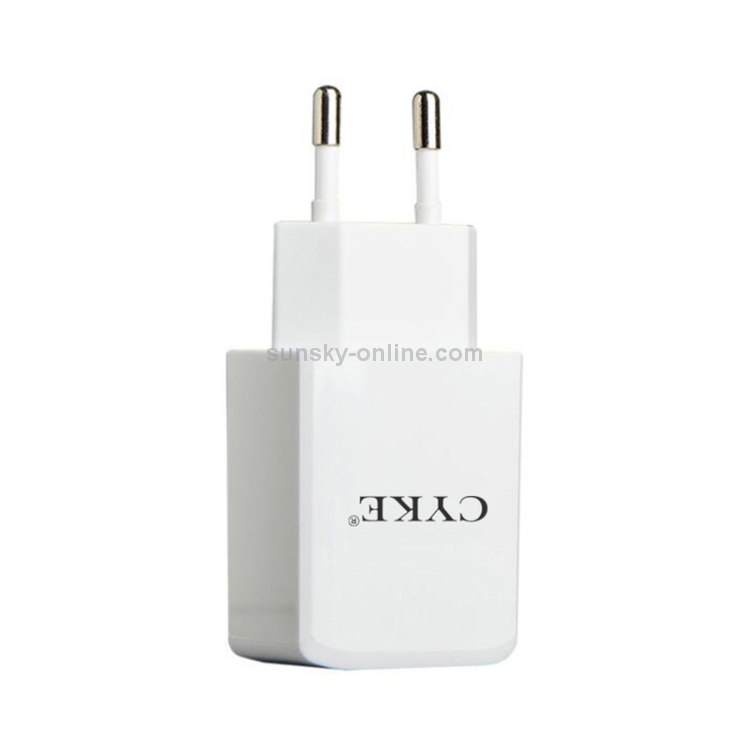 CYKE HKL-USB31 5V 2A Dual USB Wall Charger Travel Charger, EU Plug CYKE HKL-USB31 5V 2A Dual USB Wall Charger Travel Charger, EU Plug