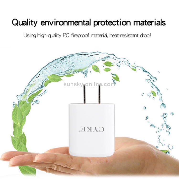 CYKE HKL-USB31 5V 2A Dual USB Wall Charger Travel Charger, Chinese Plug CYKE HKL-USB31 5V 2A Dual USB Wall Charger Travel Charger, Chinese Plug
