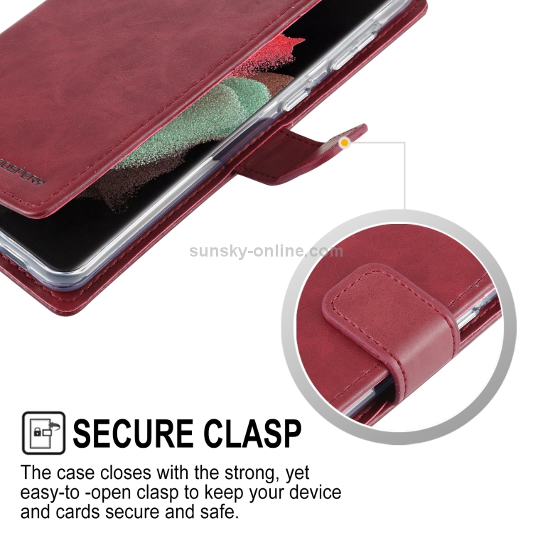 For Samsung Galaxy S21 Ultra 5G GOOSPERY BLUE MOON Crazy Horse Texture Horizontal Flip Leather Case With Bracket & Card Slot & Wallet(Brown) For Samsung Galaxy S21 Ultra 5G GOOSPERY BLUE MOON Crazy Horse Texture Horizontal Flip Leather Case With Bracket & Card Slot & Wallet(Brown)