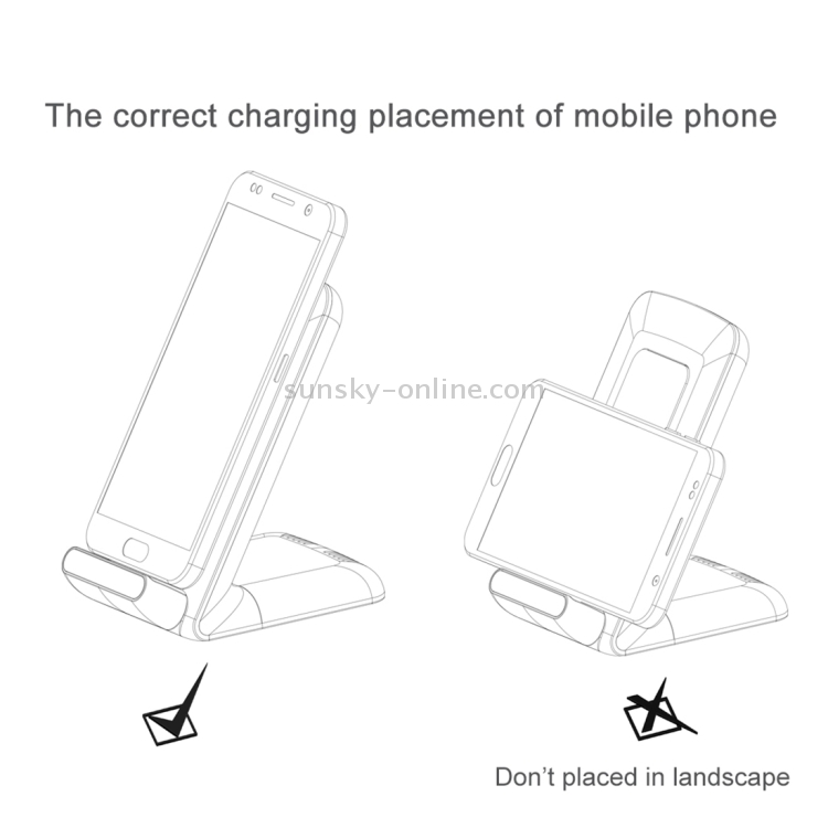 Itian A18-10W Qi Standard Wireless Stand Charger Itian A18-10W Qi Standard Wireless Stand Charger