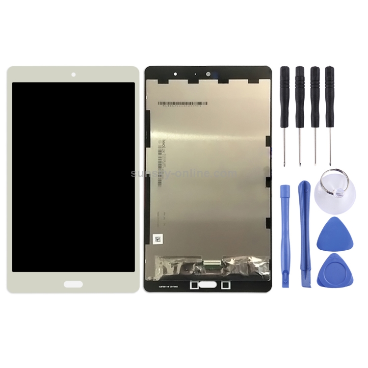 Pantalla LCD OEM para Huawei MediaPad M3 Lite 8.0 pulgadas / CPN-W09 / CPN-AL00 / CPN-L09 con ensamblaje completo de digitalizador (blanco) - 1