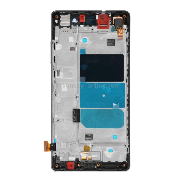 Pantalla LCD OEM para Huawei P8 Lite Digitalizador Asamblea completa con marco (Negro) - 2