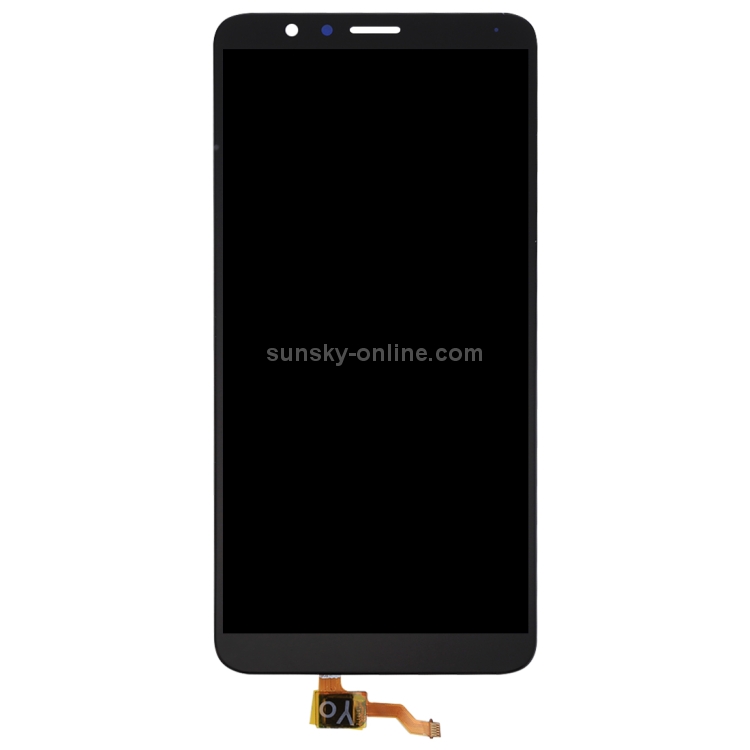 Pantalla LCD OEM para Huawei Honor 7X con montaje completo digitalizador (negro) - 1