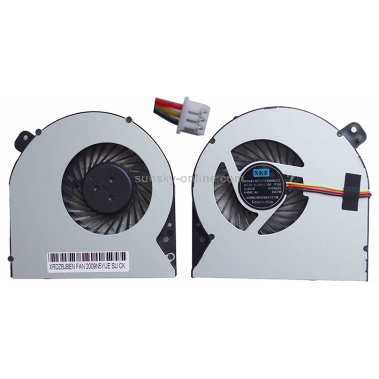 Ventilador de refrigeración de la CPU del ventilador del radiador del ordenador portátil de 1.56W para ASUS K55 / K55D - 1