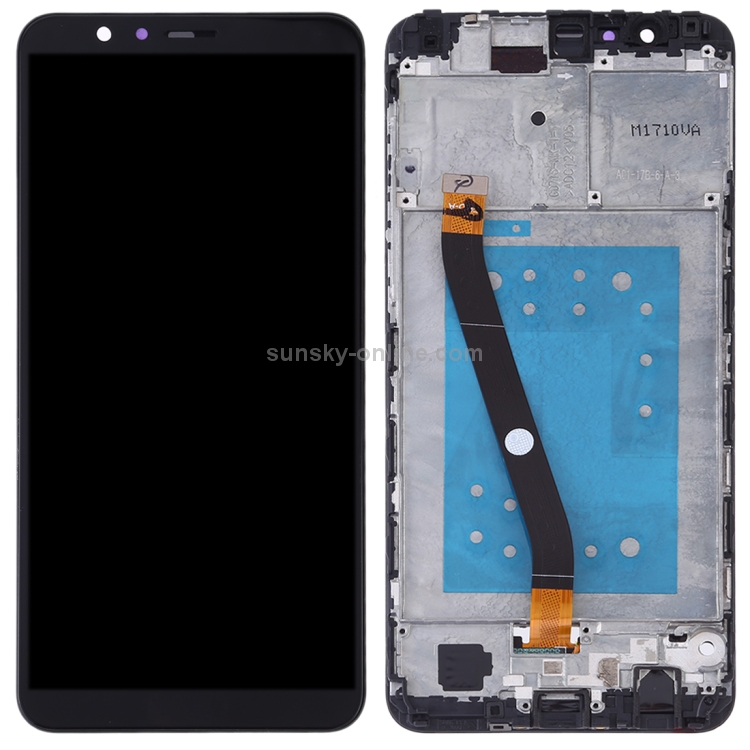 Pantalla LCD OEM para Huawei Honor 7X Digitalizador Asamblea completa con marco (Negro) - 2