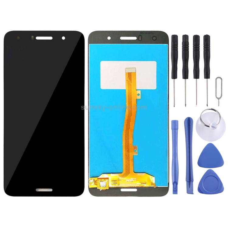 Infinix Hot 5 X559 X559C 디지타이저 전체 어셈블리용 TFT LCD 화면(검은색)
