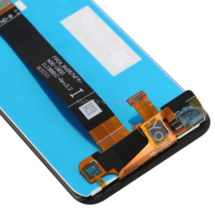 Pantalla LCD OEM para Huawei Y5 con montaje completo de digitalizador (2019) (negro) - 4