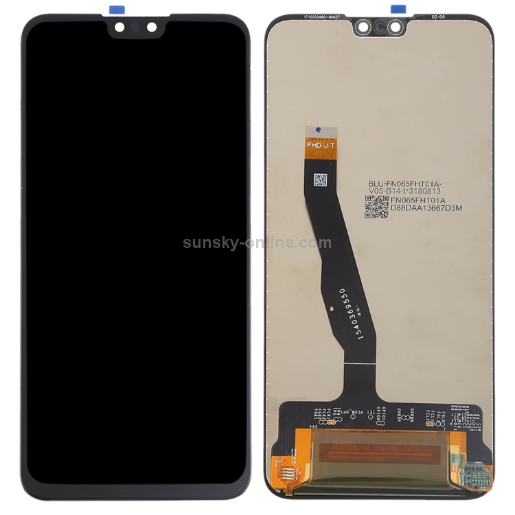 Pantalla LCD OEM para Huawei Enjoy 9 Plus / Y9 (2019) con ensamblaje completo de digitalizador (negro) - 2