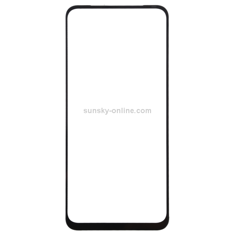 OPPO K3 전면 화면용 외부 유리 렌즈(검정색)