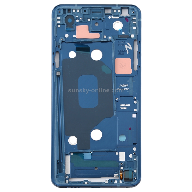 Para OPPO Find X5 Pro Funda de teléfono de cuero genuino Luolai Series Nano  Plating (Azul
