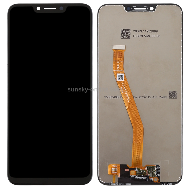 Pantalla LCD OEM para Huawei Honor Play con montaje completo digitalizador (negro) - 2
