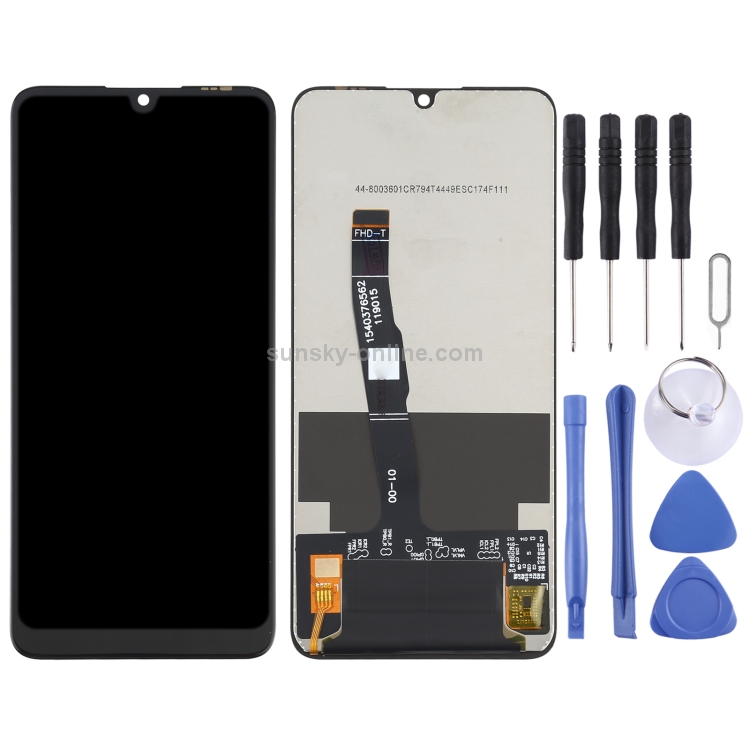 TG Screen Replacement Kit LCD Screen and Digitizer Full Assembly for Huawei P30 Lite Color : Black Assembled LCD Screen Black