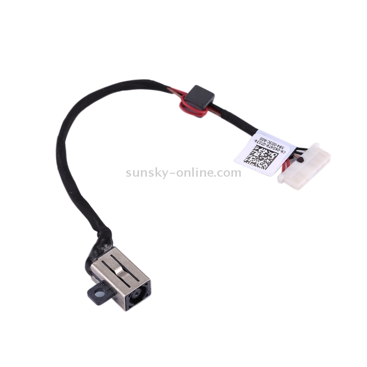 Cable flexible de conector de alimentación de CC para Dell Inspiron 13/5368 y 14/5455 y 15/5558/5559 - 3