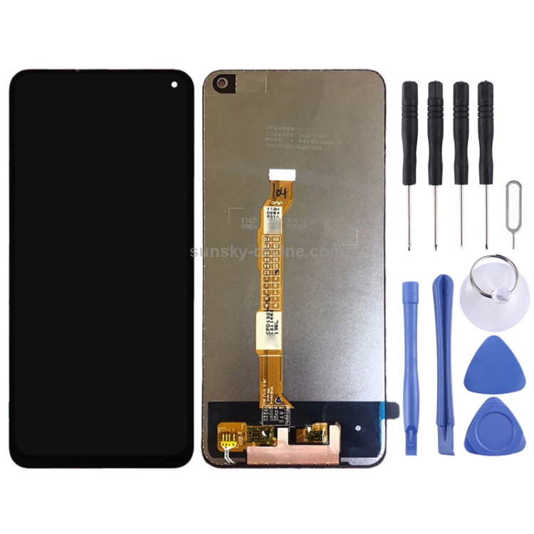 DESHENG Spare Parts LCD Screen and Digitizer Full Assembly for Vivo Z6 5G 