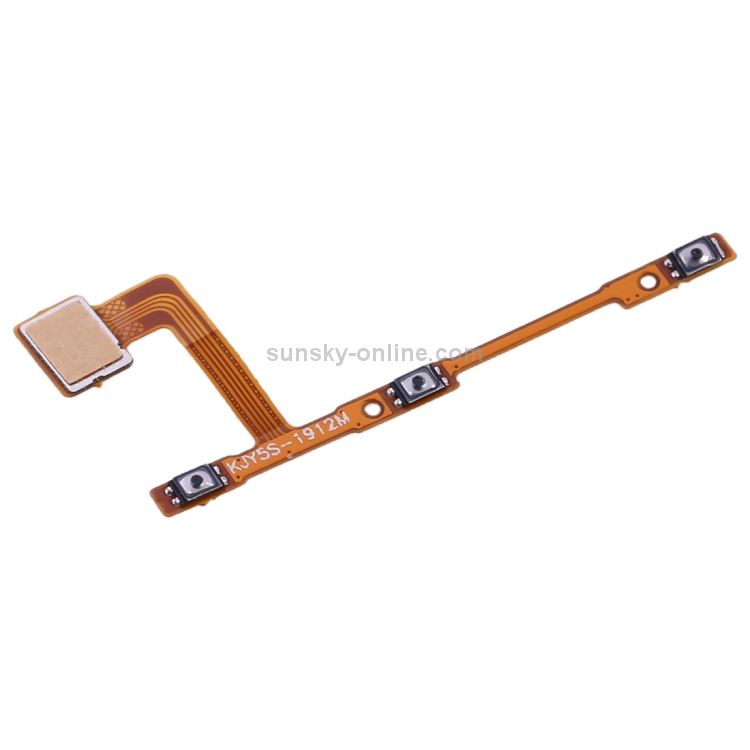 Flexkabel Mit Fingerabdrucksensor Für LG K51 – Ersatzteil Für Power-Button (schwarz)
