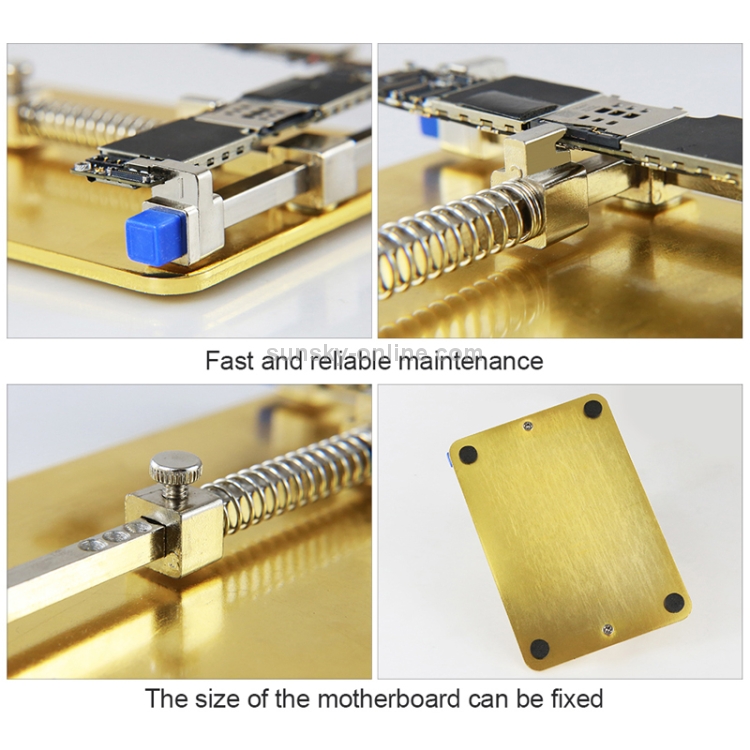 BEST-001D Edelstahl Leiterplatte Löten Entlöten PCB Reparaturhalterungen  Befestigungen Handy Reparaturwerkzeug