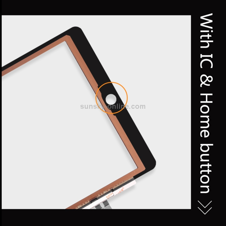 Panel táctil para iPad de 9,7 pulgadas (versión 2018) A1954 A1893 (negro) - 3