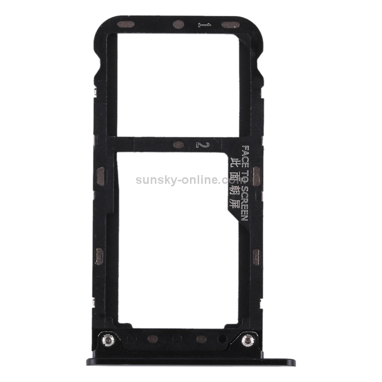 Para Xiaomi Mi 5 Doble Sim Tarjeta Bandeja Soporte Negro 