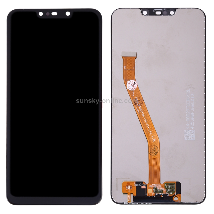 Black Mobile Phone Replacement Accessories LCD Screen and Digitizer Full Assembly with Frame for Huawei Nova 3i Color : Black