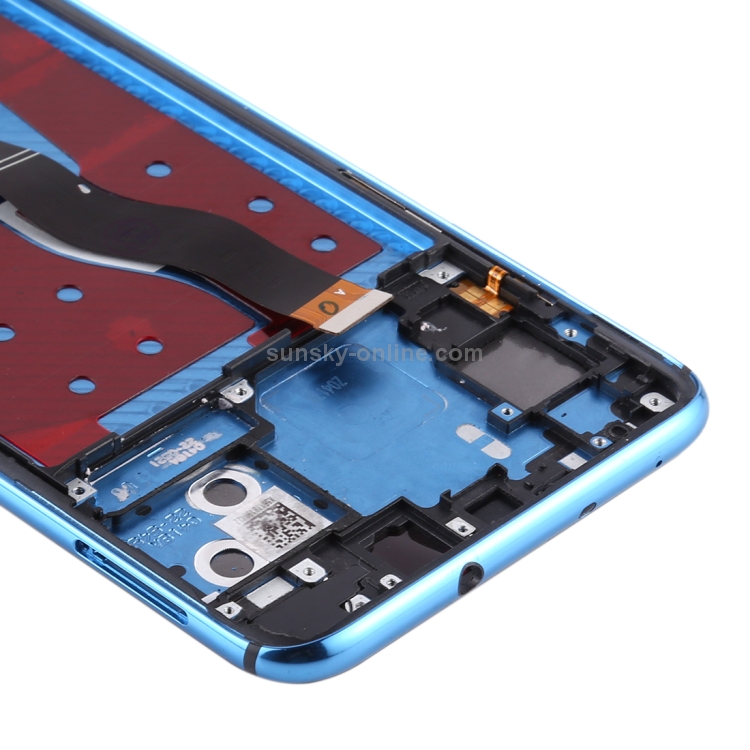 Pantalla LCD OEM para Huawei Nova 4 Digitalizador Asamblea completa con marco (Azul) - 3