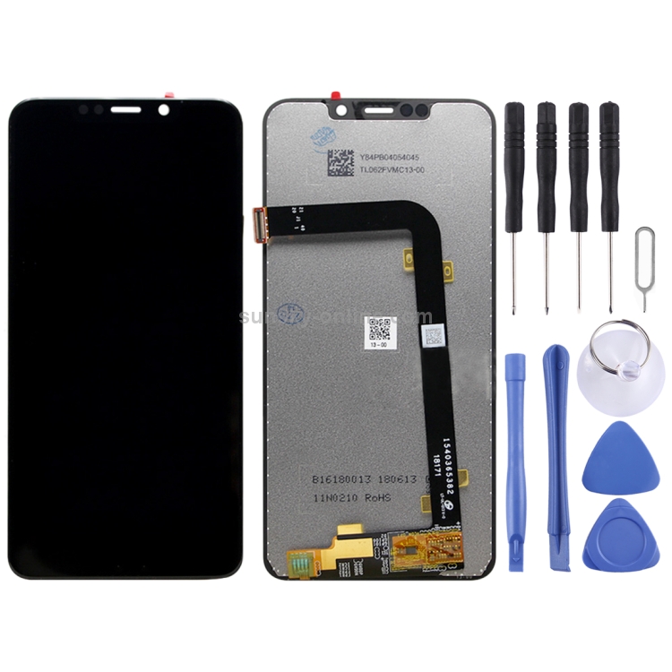 P30 Note Color : Black datao Replacement of Accessories LCD Screen and Digitizer Full Assembly for Motorola One Power Accessory 