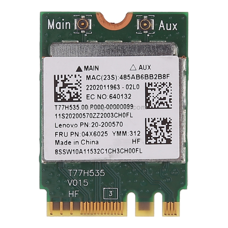 RTL8723BE 300Mbps 802.11n M2 NGFF Tarjeta inalámbrica Mini PCI E Adaptador WiFi + Bluetooth 4.0 para Lenovo E450 E550 E555 Y50 04x6025 - 1