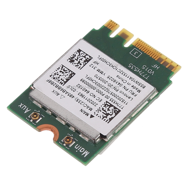RTL8723BE 300Mbps 802.11n M2 NGFF Tarjeta inalámbrica Mini PCI E Adaptador WiFi + Bluetooth 4.0 para Lenovo E450 E550 E555 Y50 04x6025 - 2