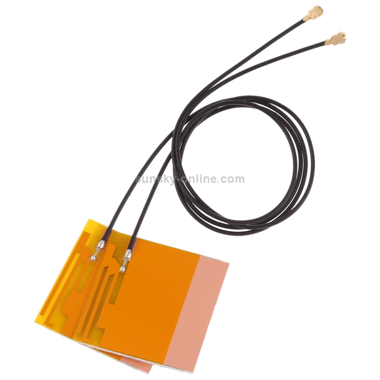 Sunsky 1 Pair Mini Pci E Wifi Internal Antenna Universal Laptop Bluetooth Yellow For Wireless Network Card Tablet - Diy Wifi Antenna For Tablet