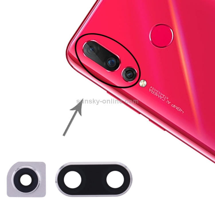 Vitre Arrière + Cache Batterie Pour Huawei Nova 4 - Coque Couvercle Avec Adhésif Et Logo, Neuf