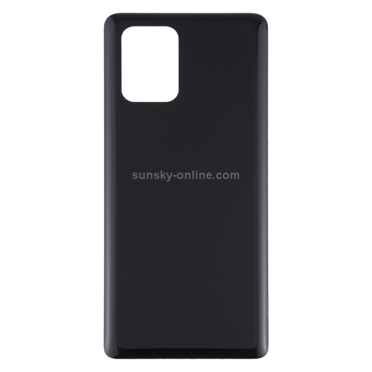 Para Samsung Galaxy S10 Lite tapa trasera de batería (negro) - 1