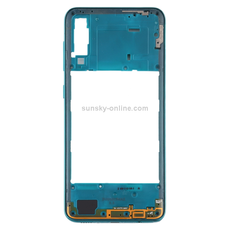 Para Samsung Galaxy A30s Placa de bisel de marco medio (verde) - 2