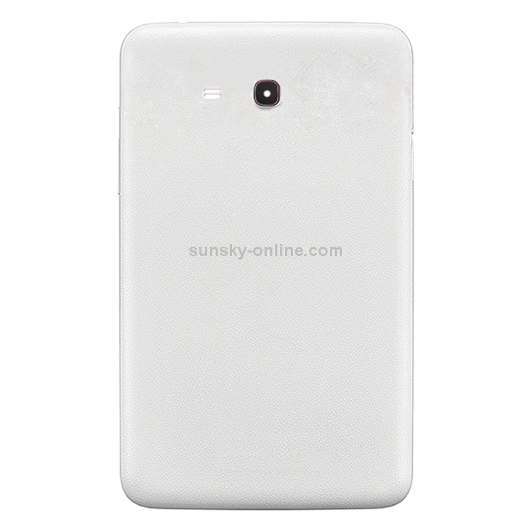 Para Galaxy Tab 3 V T110 Tapa trasera de batería (Blanco) - 1