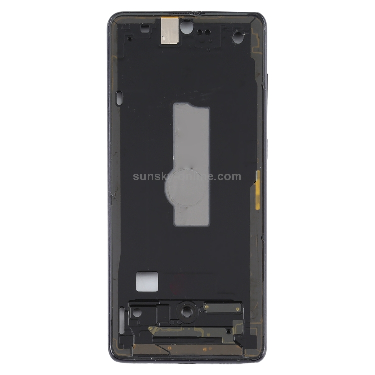 Para Samsung Galaxy Note 10 Lite SM-N770F placa de bisel de marco medio (negro) - 2